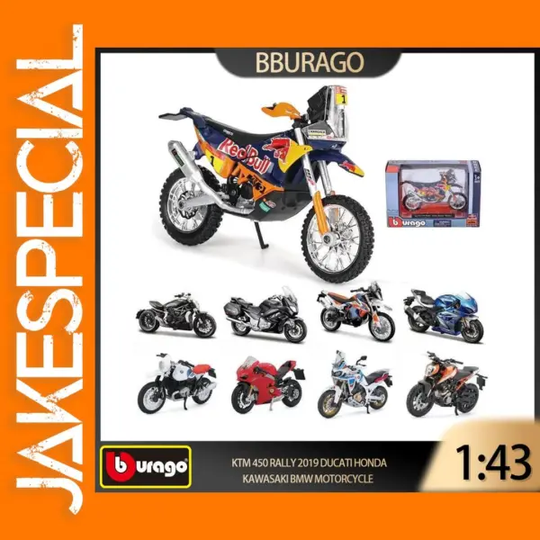 Bburago 1:18 KTM 450 Rally Diecast Model