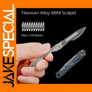 Titanium Alloy Folding Scalpel Knife Set