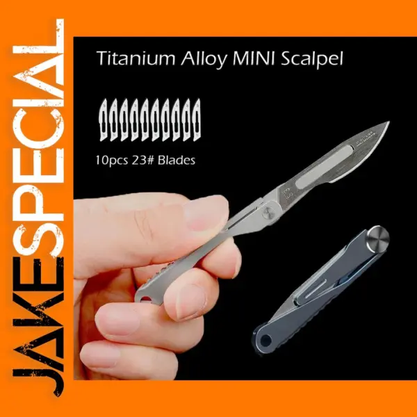 Titanium Alloy Folding Scalpel Knife Set