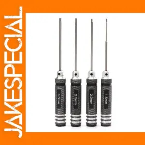 Titanium Nitride Hex Driver Wrench Set 1.5-3mm