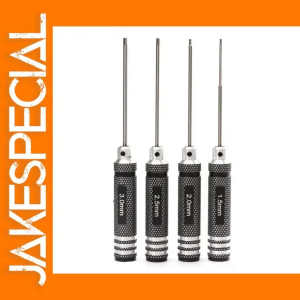 Titanium Nitride Hex Driver Wrench Set 1.5-3mm