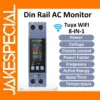 8-in-1 Din Rail Voltage and Current Meter