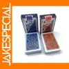 Plastic Waterproof Poker Playing Cards Set 2pcs