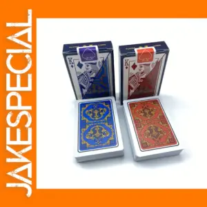 Plastic Waterproof Poker Playing Cards Set 2pcs