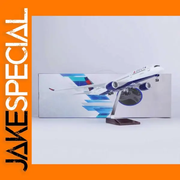 A350 Delta Airline Model with LED Light