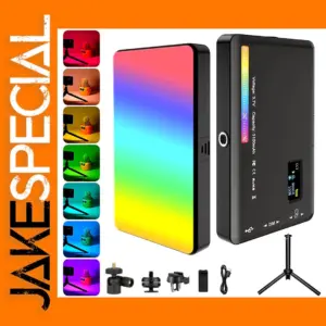 RGB LED Video Light for DSLR Cameras