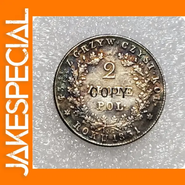 1831 Polish 2 Zlote Copy Coin Replicating History