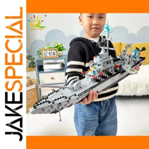 1620pcs Military Ship Building Blocks Set