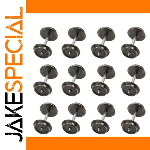 12pcs Metal Wheels for HO Scale Trains