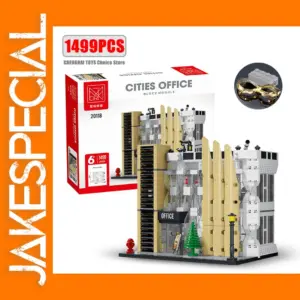 1499pcs Modular City Office Building Blocks Set
