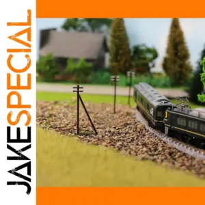 24pcs N Scale Model Train Power Poles Set