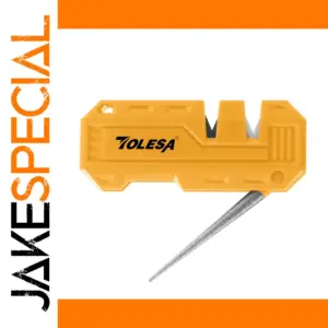 TOLESA 3-in-1 Mini Pocket Knife Sharpener