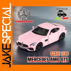 1:36 Mercedes AMG GTS Pink Diecast Model Car
