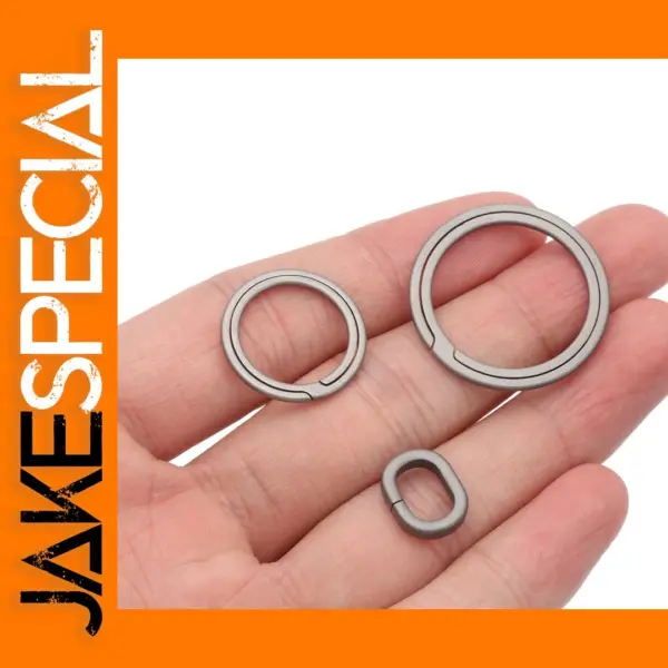 Titanium Key Ring Lightweight Car Keychain