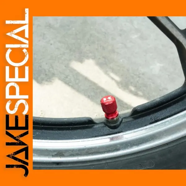 Kawasaki Motorcycle Valve Stem Caps Set