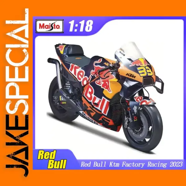 Maisto 1:18 Red Bull KTM Moto GP Model