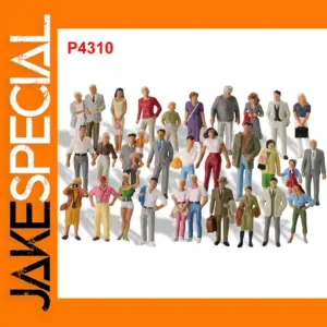 30pcs O Scale Painted Figures Set