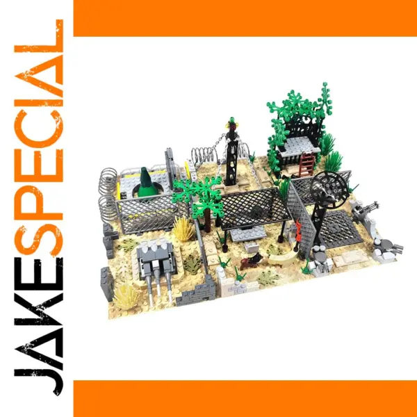 Military Desert Camp Building Blocks Set