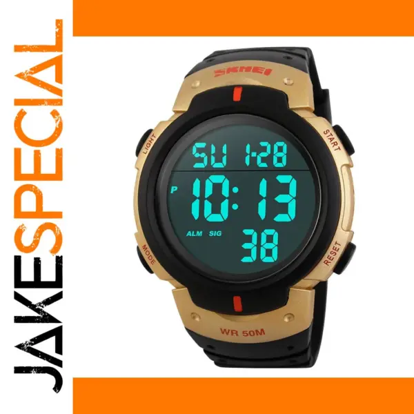 Men's Digital Sport Watch with Alarm and Calendar
