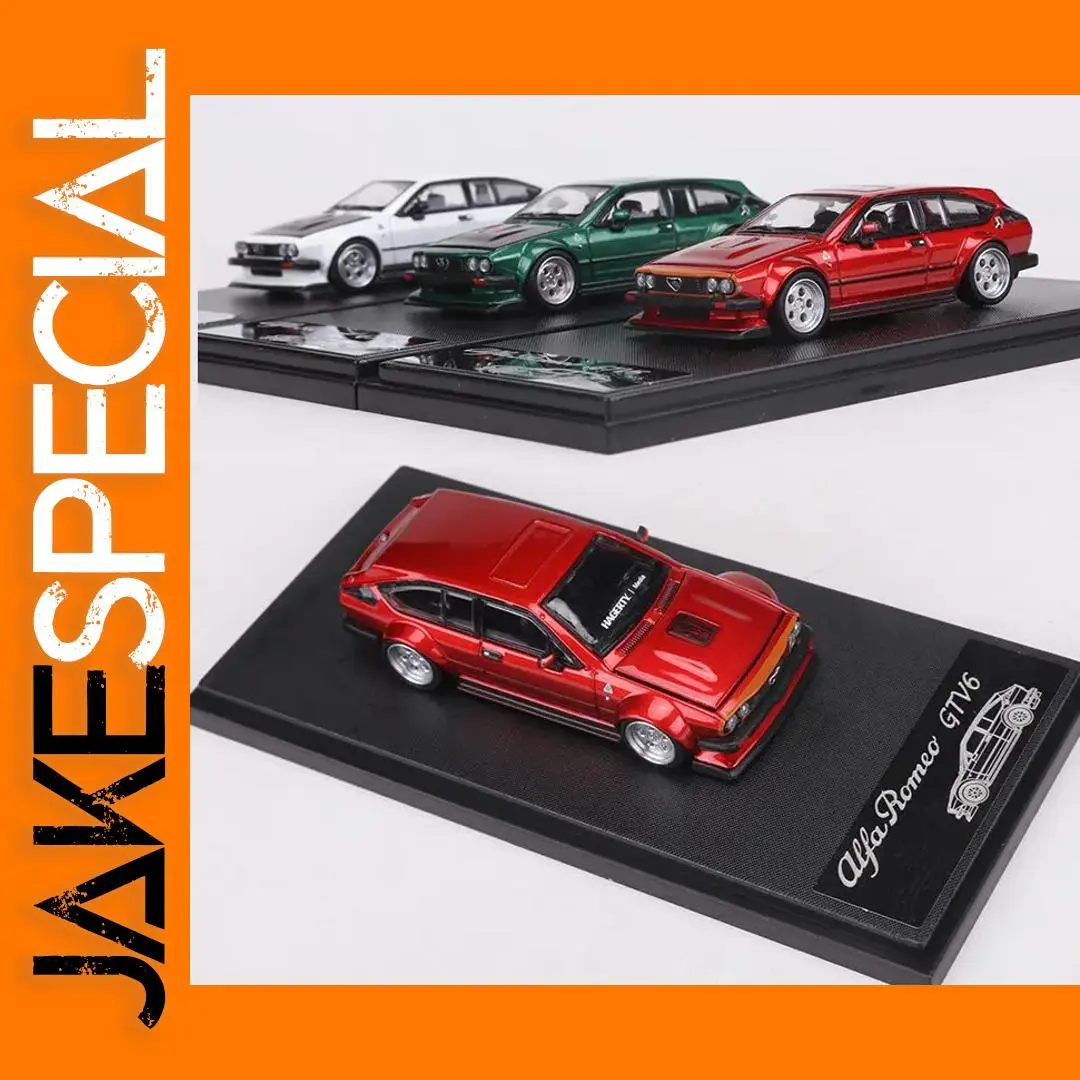 1:64 Romeo GTV6 Alloy Model Car with Opening Hood 1 1:64 Romeo GTV6 Alloy Model Car with Opening Hood