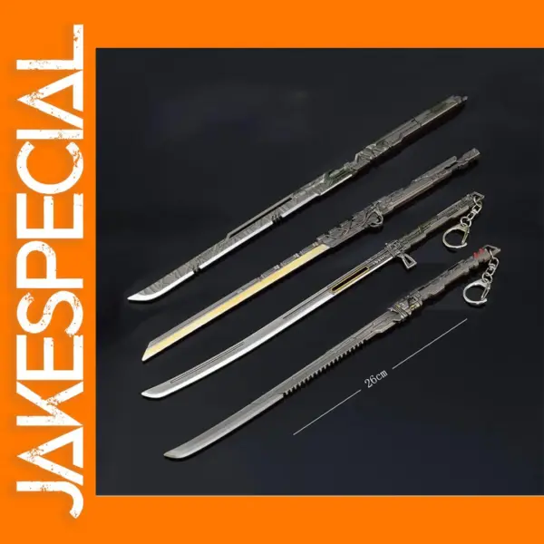26cm Ghost Walker Katana Toy Keyring