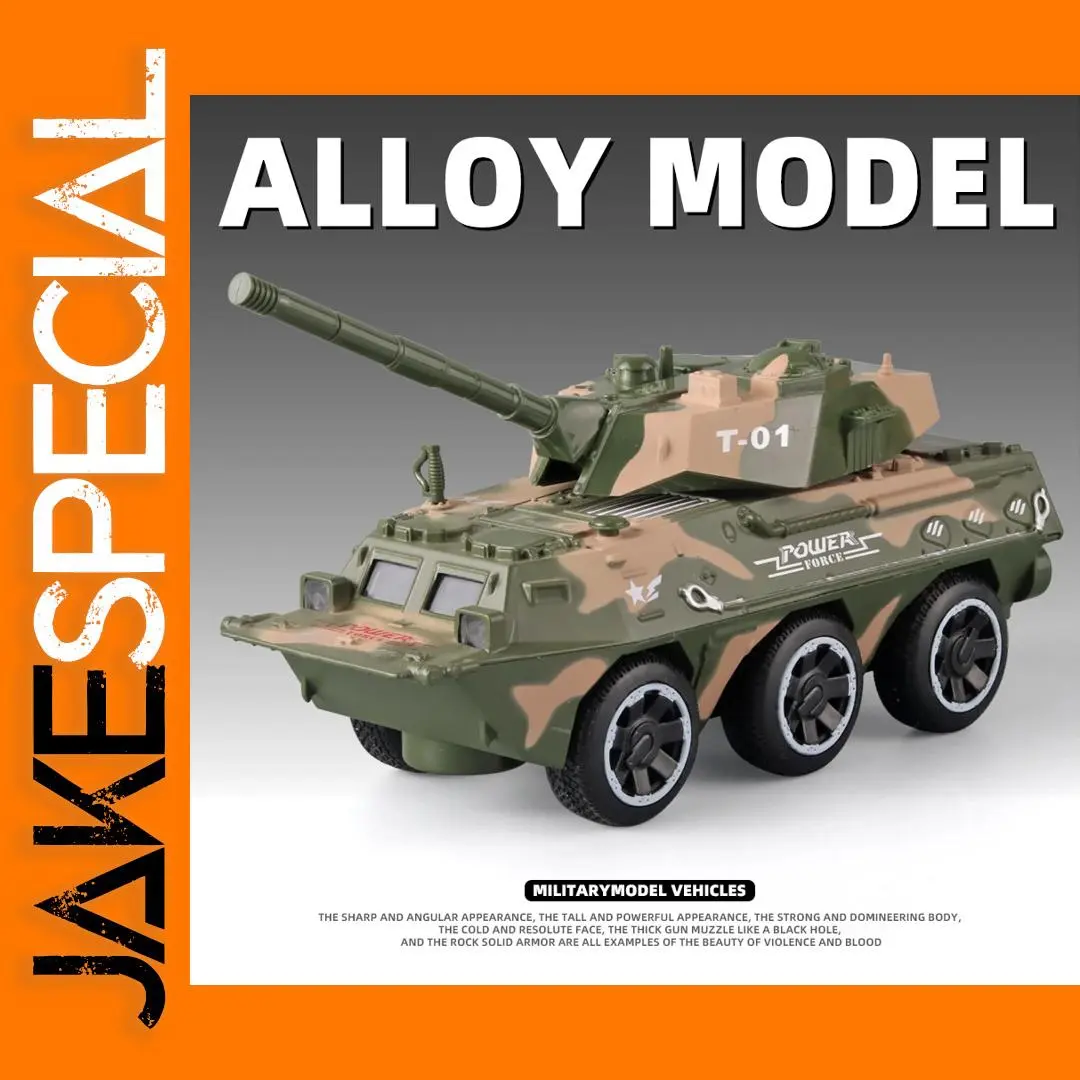 Metal Tank Armored Vehicle Toy with Sounds 1 Metal Tank Armored Vehicle Toy with Sounds