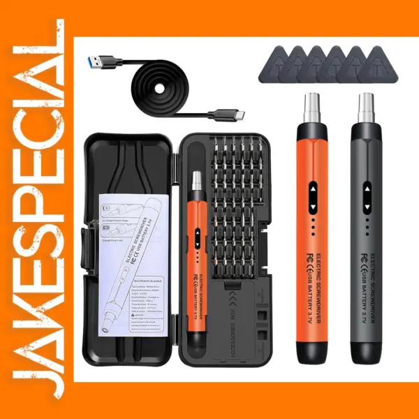 Rechargeable Mini Electric Screwdriver Set