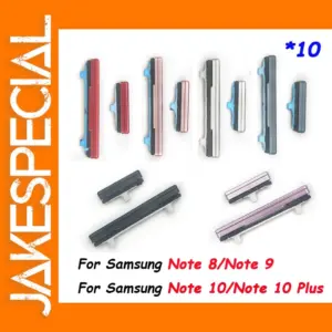 10Pcs Samsung Note Power & Volume Buttons Replacement
