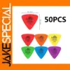 50PCS Triangle Guitar Picks Assorted Thickness