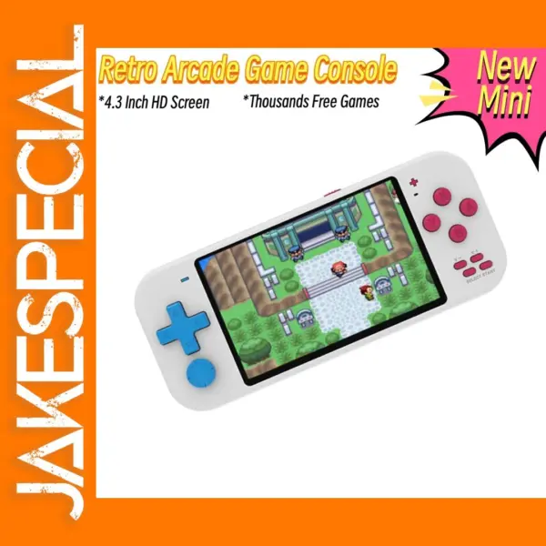 Mini Retro Game Console 4.3 Inch HD Screen