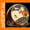 Golden Plated Space Force Commemorative Coin