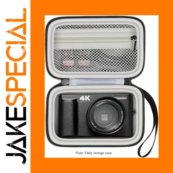 Compact Digital Camera Case for Vlogging 4K Cameras