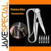 Titanium Alloy Multifunctional Keychain Knife
