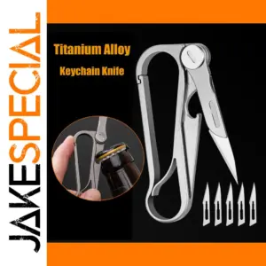 Titanium Alloy Multifunctional Keychain Knife