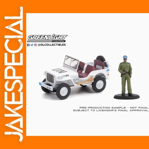 1:64 Scale 1942 Willis MB Jeep Model