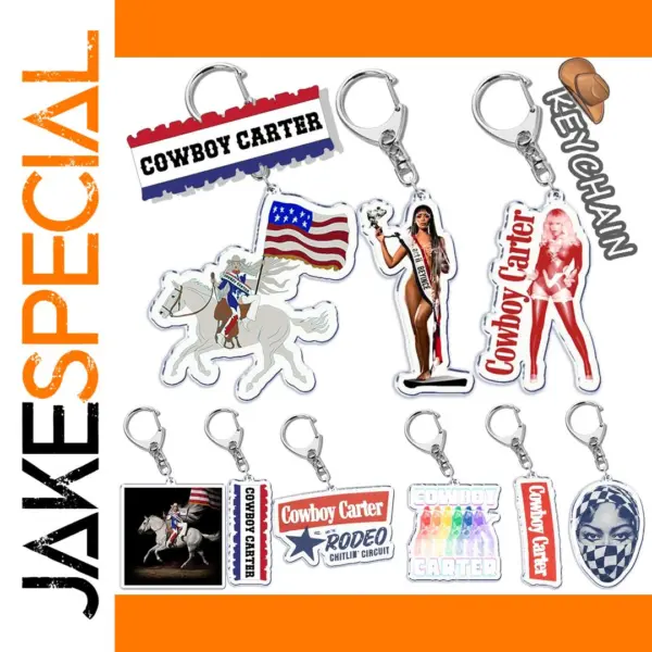 Musical-Themed Stainless Steel Keychain