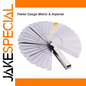 32-Blade Metric Feeler Gauge 0.04-0.88mm