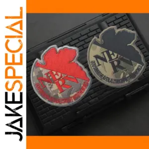 Evangelion EVA No. 1 Embroidered Patches with Velcro Back