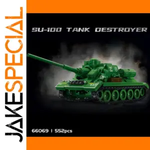Soviet SU-100 Tank Destroyer Building Blocks