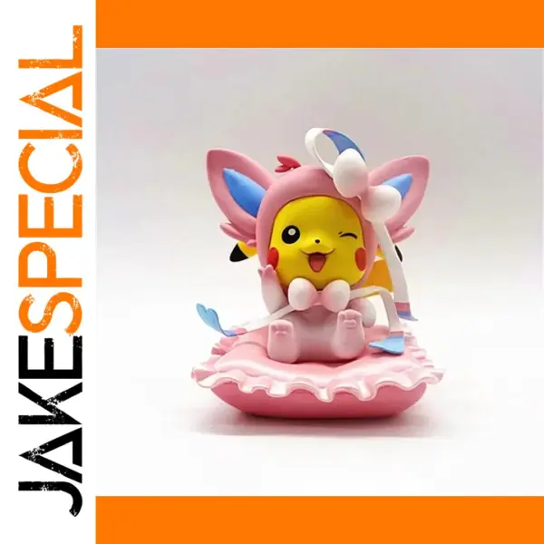 Cute Pikachu Fairy Figurine Model Collectible
