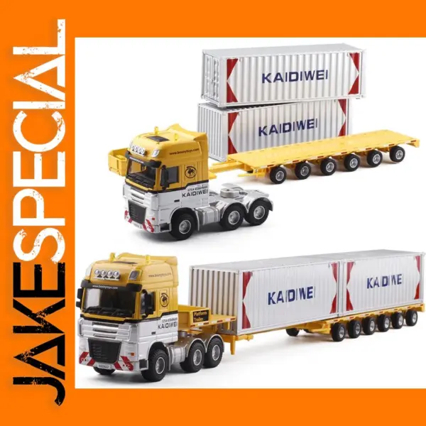 1:50 Heavy Transport Vehicle Alloy Model