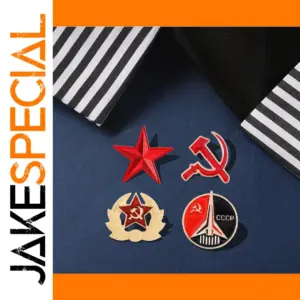 Vintage Enamel Lapel Pins for Military Fans