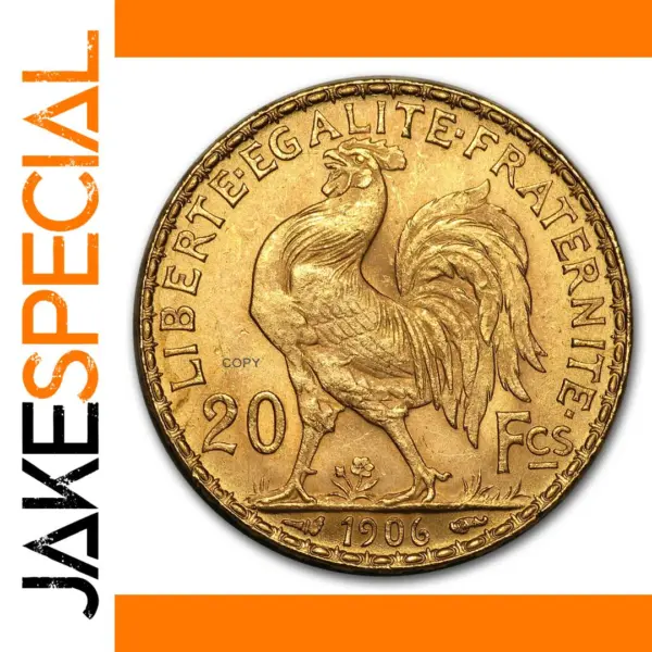 1906 French 20 Francs Gold Coin Replica