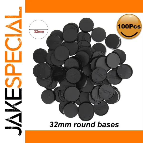 32mm Round Model Bases for Table Games 40pcs