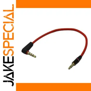 90 Degree 3.5mm Male to Male Audio Cable