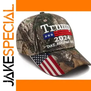 MAGA Baseball Cap Adjustable One Size Black Red