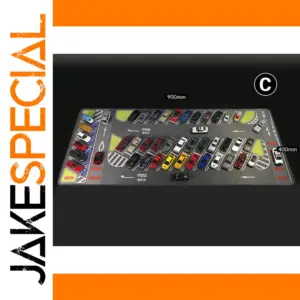 1:64 Scale Toy Car Parking Lot Mat 90x40cm