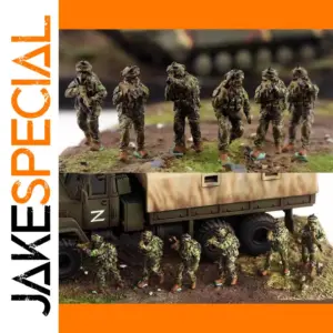 1:72 Scale Soviet Soldiers Model Set of 6