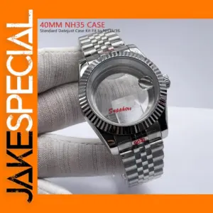 40mm Stainless Steel Watch Case for NH35/36