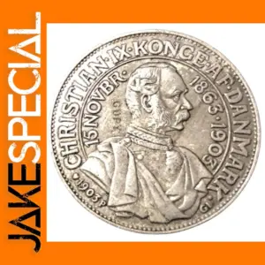 1903 Denmark 2 Kroner Coin Replica